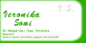 veronika somi business card